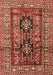 Machine Washable Persian Brown Traditional Rug, wshtr2789brn