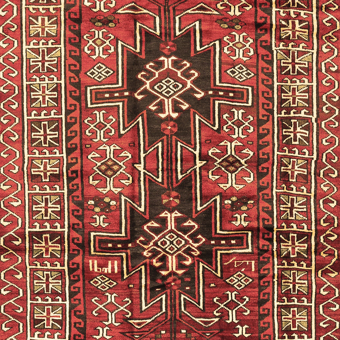 Machine Washable Persian Brown Traditional Rug, wshtr2789brn