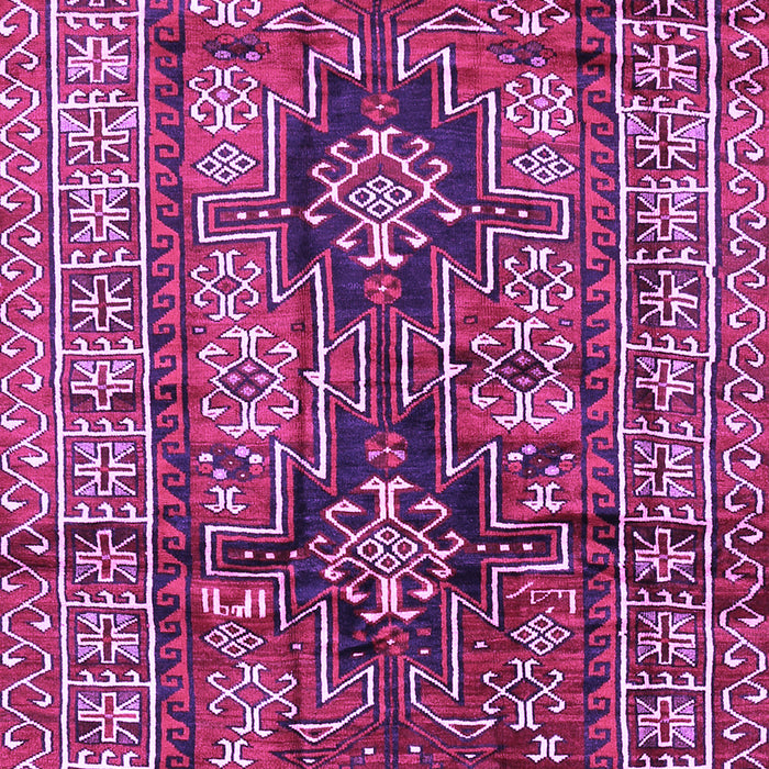 Machine Washable Persian Purple Traditional Area Rugs, wshtr2789pur