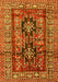 Machine Washable Persian Yellow Traditional Rug, wshtr2789yw