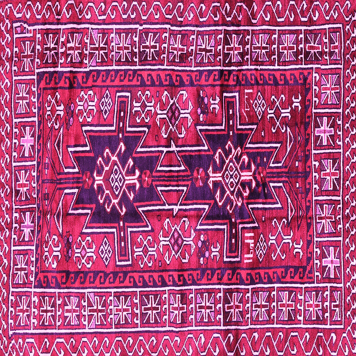 Square Persian Pink Traditional Rug, tr2789pnk