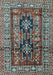 Machine Washable Persian Light Blue Traditional Rug, wshtr2789lblu