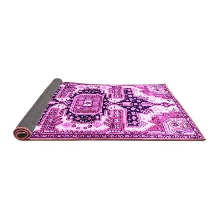 Sideview of Persian Purple Traditional Rug, tr278pur