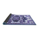 Sideview of Persian Blue Traditional Rug, tr278blu