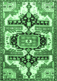 Persian Emerald Green Traditional Rug, tr278emgrn