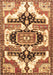 Persian Brown Traditional Rug, tr278brn