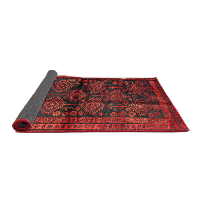 Sideview of Traditional Red Persian Rug, tr2790