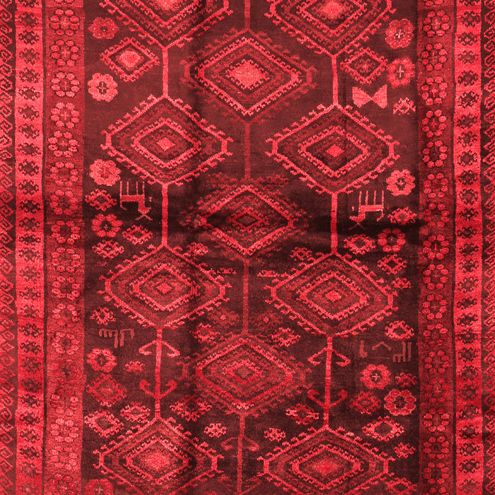 Machine Washable Persian Red Traditional Rug, wshtr2790red