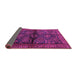 Sideview of Persian Purple Traditional Rug, tr2790pur
