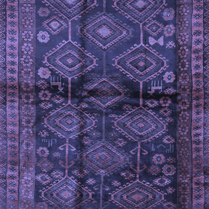 Machine Washable Persian Blue Traditional Rug, wshtr2790blu