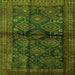 Serging Thickness of Persian Green Traditional Rug, tr2790grn
