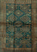 Persian Turquoise Traditional Rug, tr2790turq