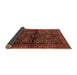 Sideview of Persian Brown Traditional Rug, tr2790brn