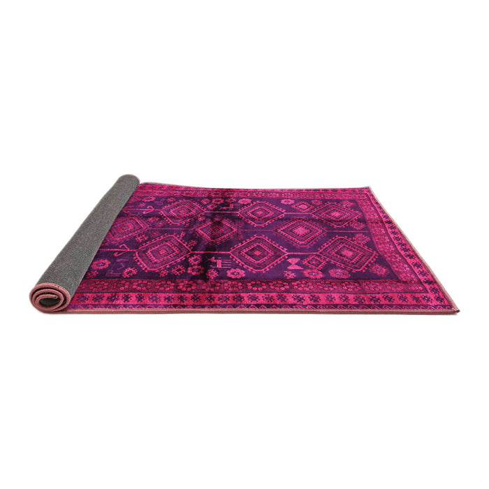 Sideview of Persian Pink Traditional Rug, tr2790pnk