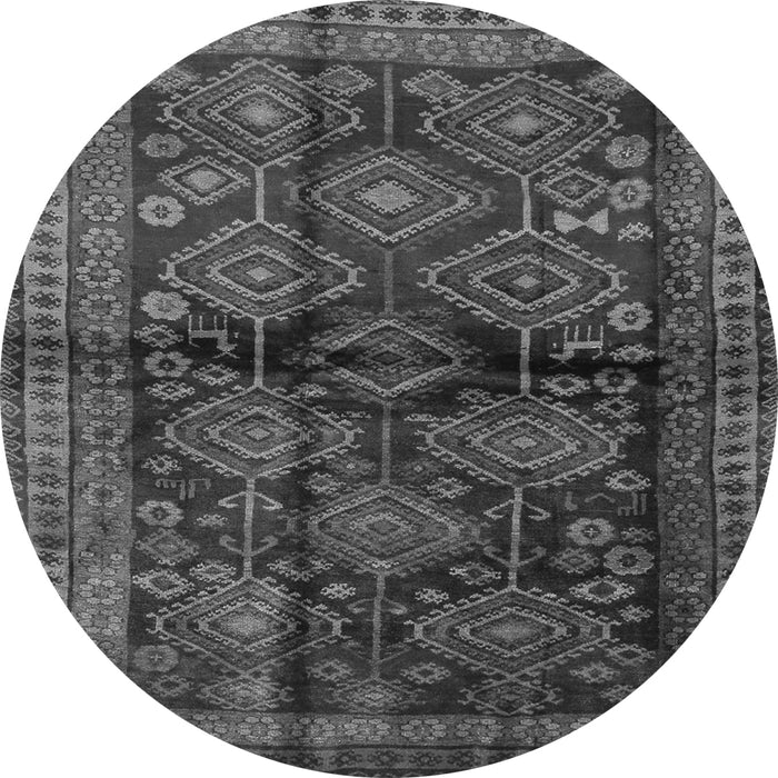 Square Persian Gray Traditional Rug, tr2790gry