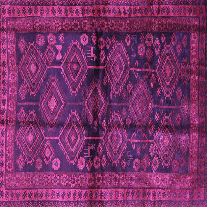 Square Persian Purple Traditional Rug, tr2790pur