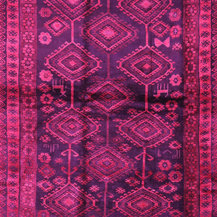 Machine Washable Persian Pink Traditional Rug, wshtr2790pnk