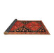 Sideview of Traditional Red Persian Rug, tr2791