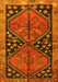 Machine Washable Persian Yellow Traditional Rug, wshtr2791yw