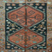 Square Persian Light Blue Traditional Rug, tr2791lblu