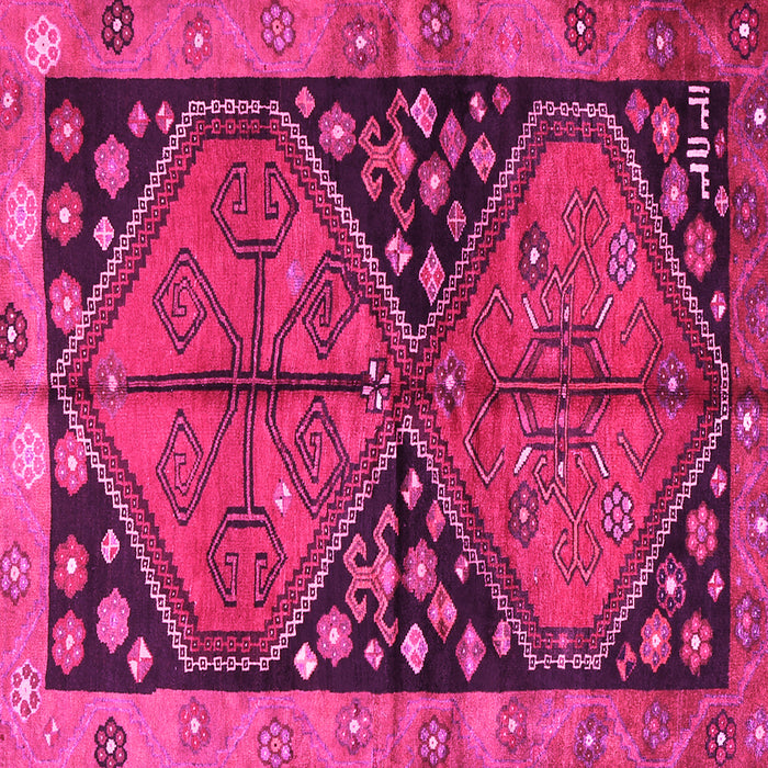 Square Persian Pink Traditional Rug, tr2791pnk