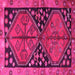 Square Persian Pink Traditional Rug, tr2791pnk