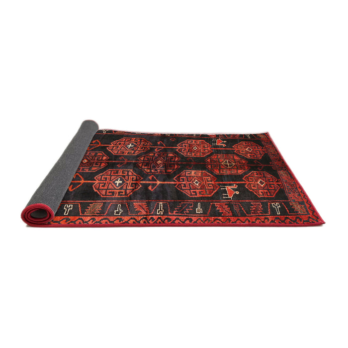 Sideview of Traditional Red Persian Rug, tr2792