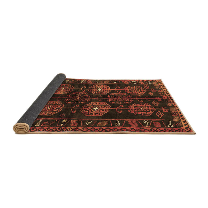 Sideview of Persian Brown Traditional Rug, tr2792brn