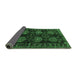 Sideview of Persian Emerald Green Traditional Rug, tr2792emgrn