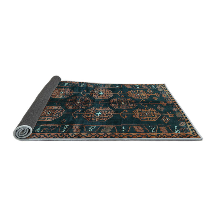 Sideview of Persian Light Blue Traditional Rug, tr2792lblu