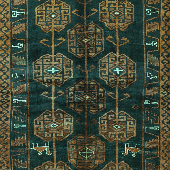 Machine Washable Persian Turquoise Traditional Area Rugs, wshtr2792turq