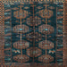 Square Persian Light Blue Traditional Rug, tr2792lblu