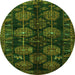 Machine Washable Persian Green Traditional Area Rugs, wshtr2792grn