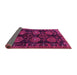 Sideview of Persian Pink Traditional Rug, tr2792pnk