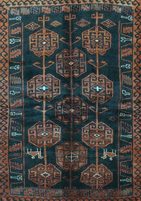 Persian Light Blue Traditional Rug, tr2792lblu