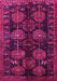 Machine Washable Persian Pink Traditional Rug, wshtr2792pnk