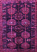 Machine Washable Persian Purple Traditional Area Rugs, wshtr2792pur