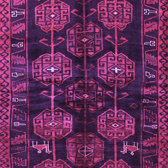 Machine Washable Persian Purple Traditional Area Rugs, wshtr2792pur