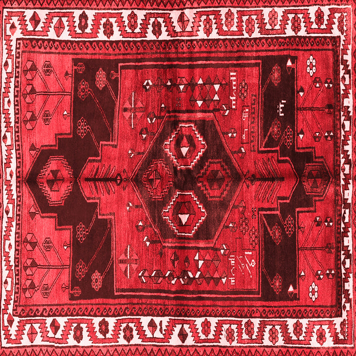 Machine Washable Persian Red Traditional Rug, wshtr2793red