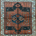 Square Persian Light Blue Traditional Rug, tr2793lblu