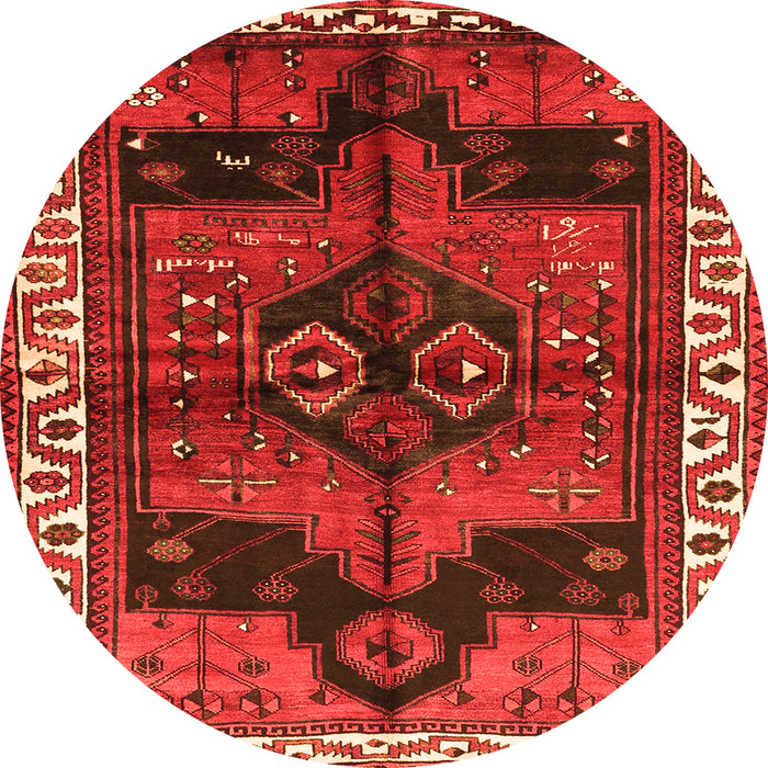 Square Persian Orange Traditional Rug, tr2793org