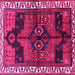 Square Persian Pink Traditional Rug, tr2793pnk