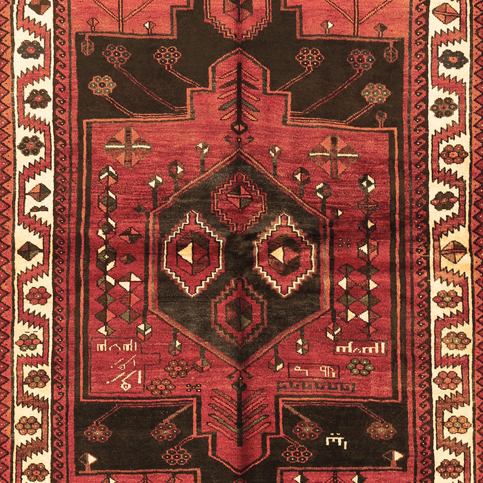 Machine Washable Persian Brown Traditional Rug, wshtr2793brn