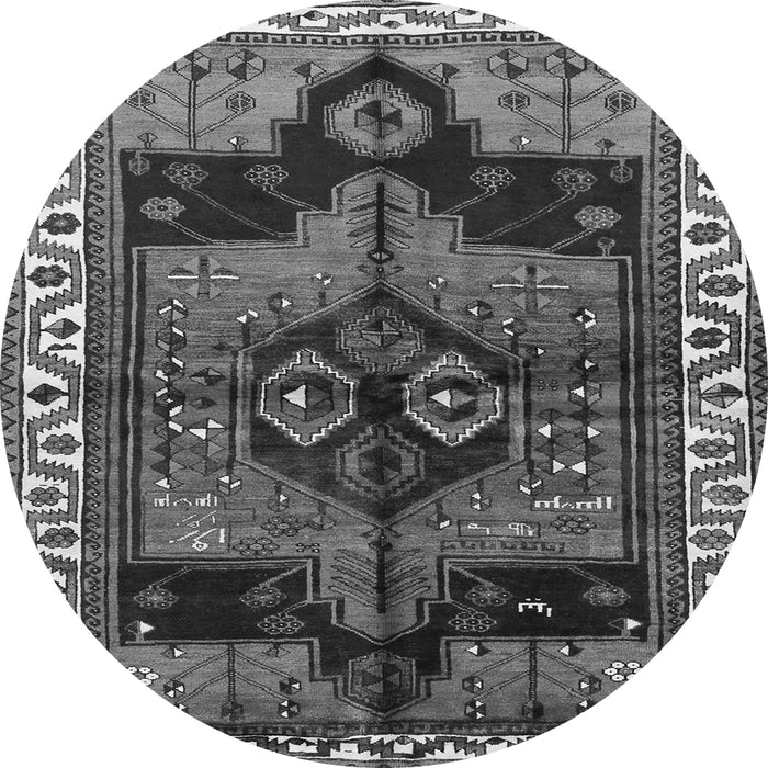 Square Persian Gray Traditional Rug, tr2793gry