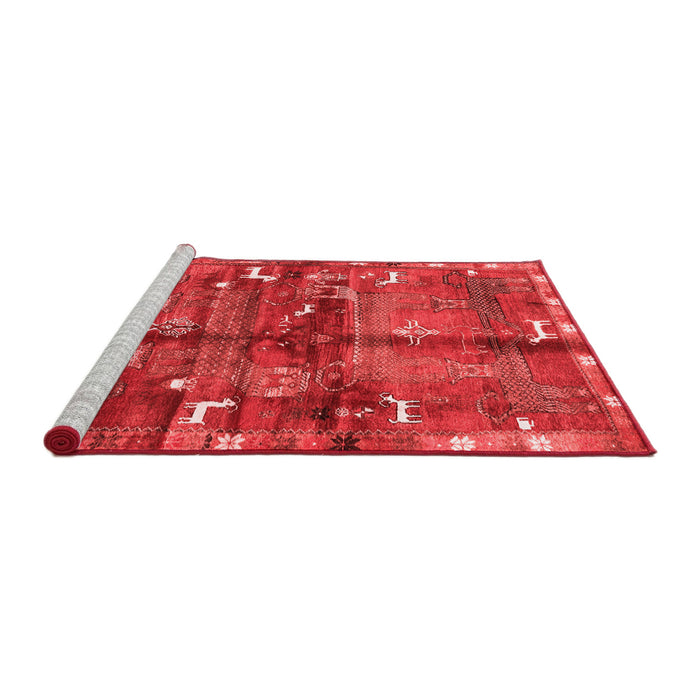 Traditional Red Washable Rugs