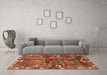 Machine Washable Animal Brown Traditional Rug in a Living Room,, wshtr2794brn