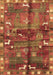 Animal Brown Traditional Rug, tr2794brn