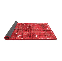 Animal Red Traditional Area Rugs