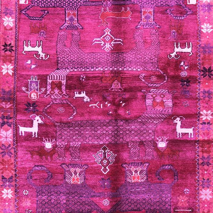 Animal Pink Traditional Rug, tr2794pnk
