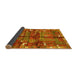 Sideview of Animal Yellow Traditional Rug, tr2794yw